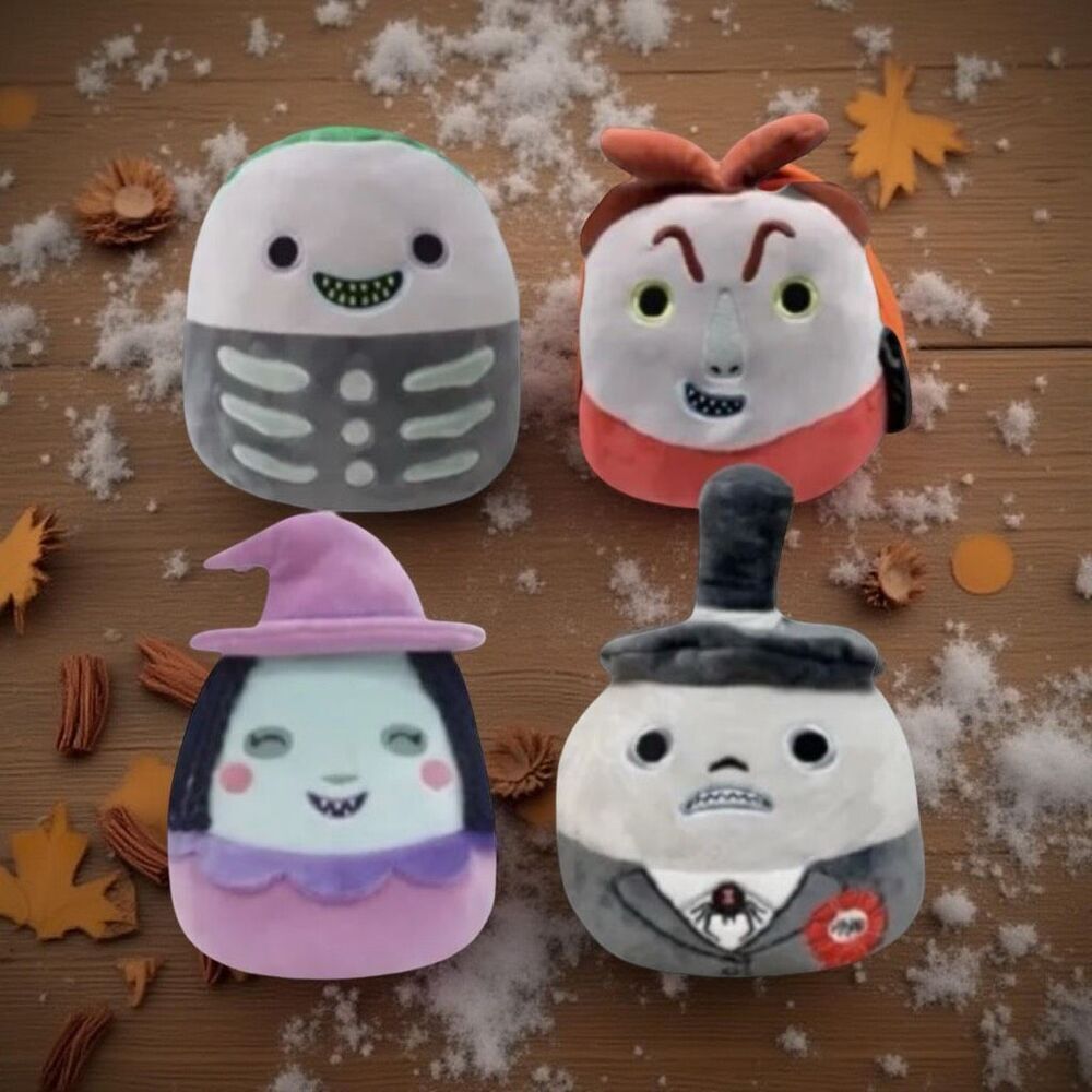 NWT Mayor Lock Shock Barrel Disney's Nightmare Before Christmas Squishmallow 10"
